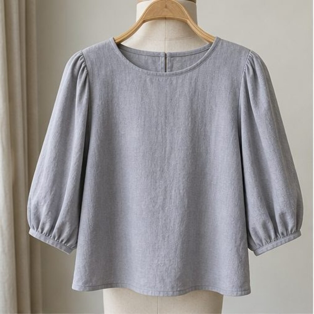 Gray Tunic Blouse